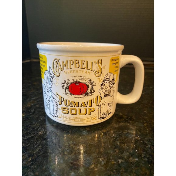 Campbell Kids 4" Tomato Soup Mug, Westwood, 1999 - Picture 1 of 8